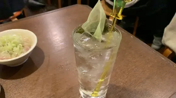 玄米緑茶割り ¥430