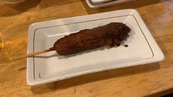 味噌串カツ　¥130