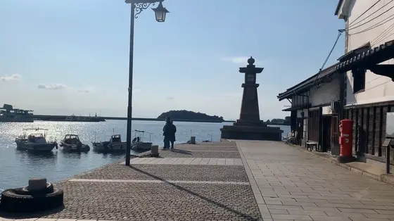 太田家住宅から海に向かうと見えてきます