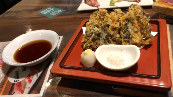 もずくの天ぷら 649円