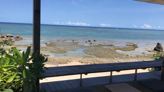 テラスからの景色