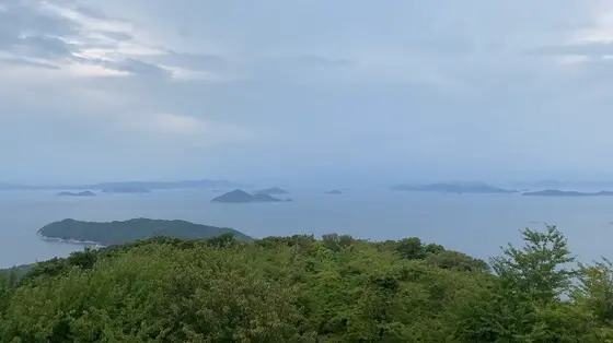 少し霧がかかってたけどいい景色