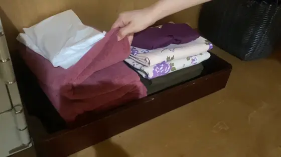 浴衣とタオル