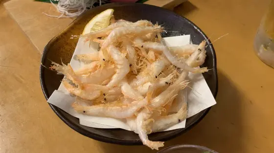 白海老の唐揚げ ¥600