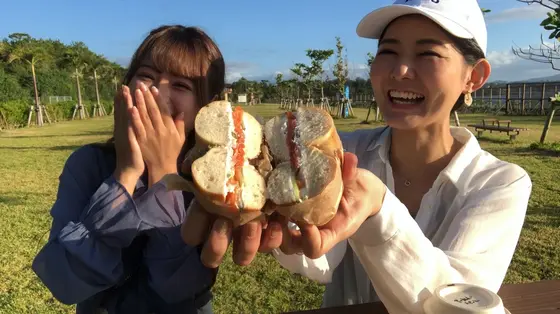 ベーグル&サンドウィッチ サーモン&クリームチーズ ¥800