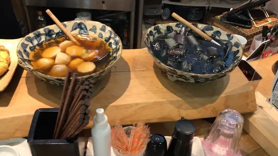 カウンターのお料理