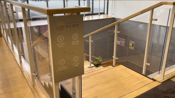 B1に行く階段