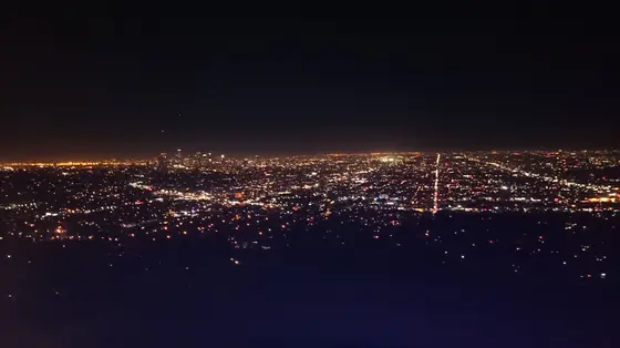 LAの夜景🌃