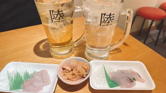 お好きなお刺身をチョイス