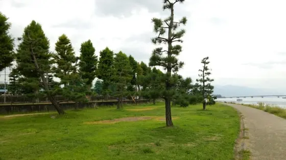 晴嵐の道～近江八景「粟津の晴嵐」～