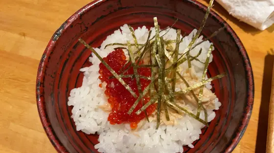 鮭とすじこの親子ご飯