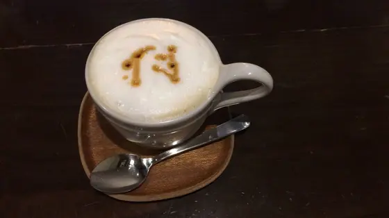自家製キャラメルソースを使ってます！