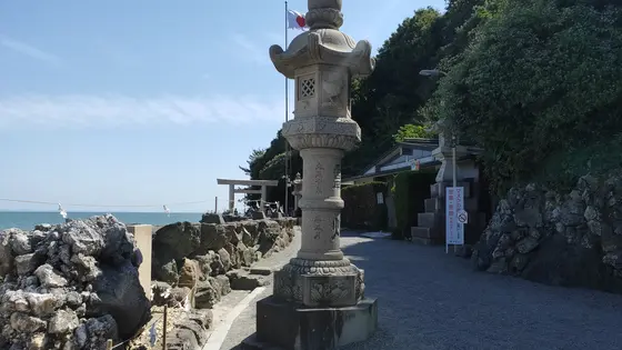 二見浦表参道から向かう道