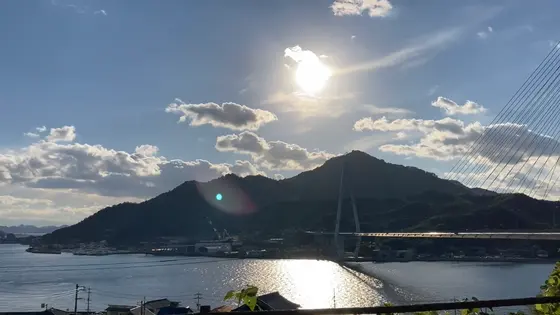 橋を望める場所があるので、一旦そこで写真を📷