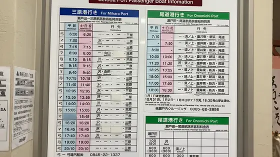 時刻表
