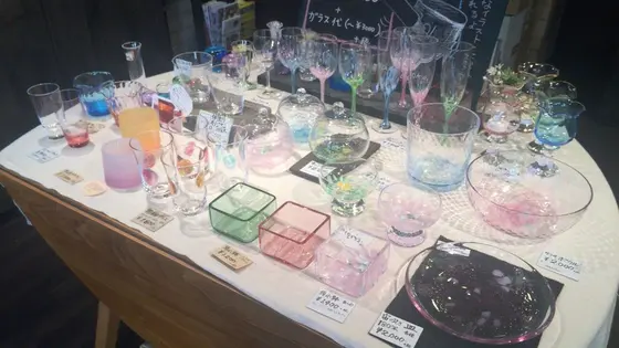 ガラスがいっぱい〜〜！