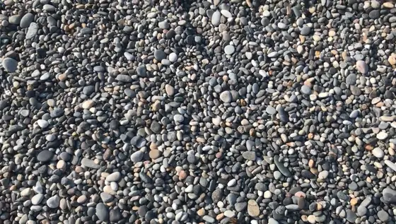 ヒスイ海岸の砂利