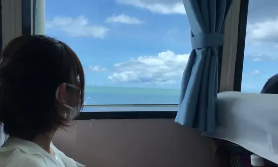 船内からの景色✨