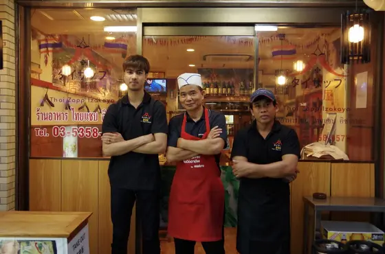スタッフさんはみんなタイ人