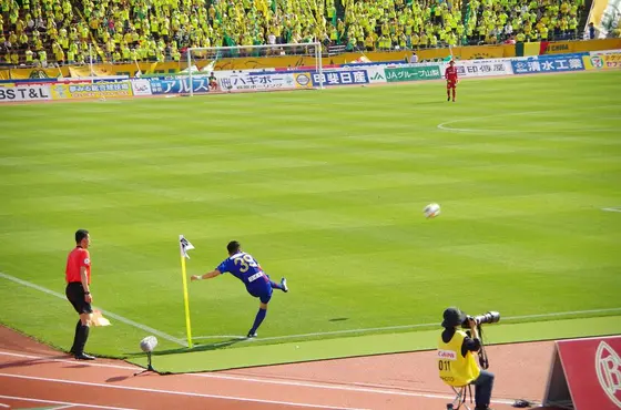 ホームゴール裏から