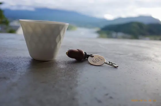 バードコール付きのルームキー