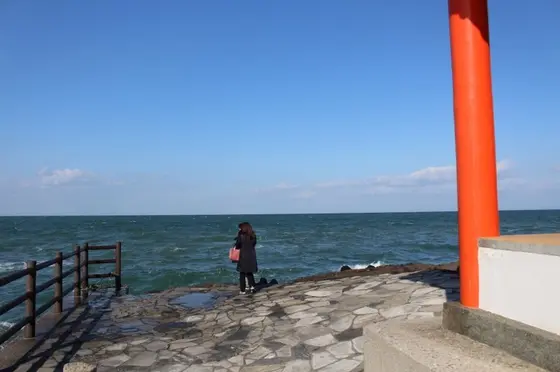 粟嶋神社は絶景スポット