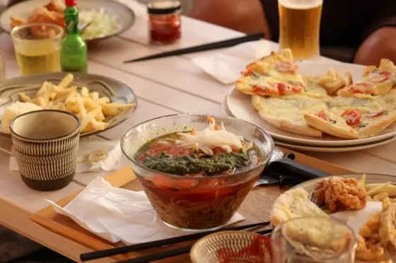 真玉海岸にあるSOBA CAFEゆうひ