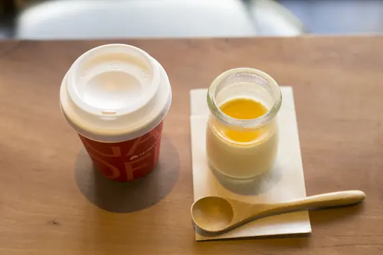 濃厚な卵を使ったプリン