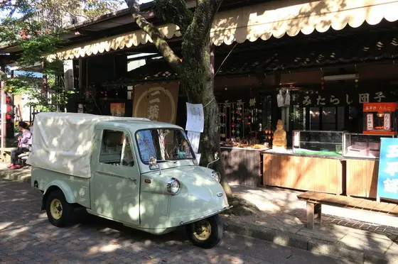 風景に溶け込んでいる車