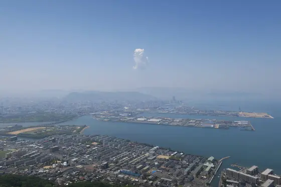 海まで飛びませんから
