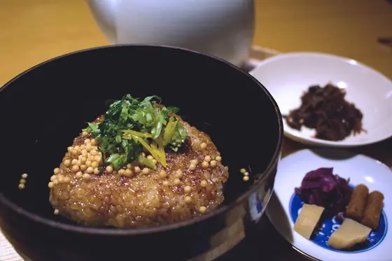 おにぎりのお茶漬け