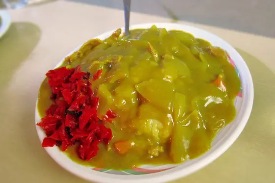 本当の名物は、カレーです。