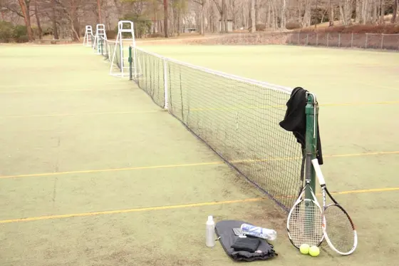 朝飯の前にテニス🎾