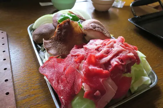 鉄板焼き定食も凄い