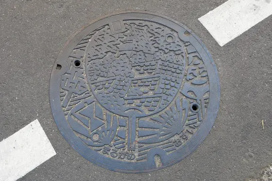 丸亀のマンホール