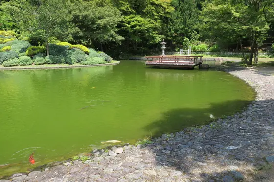 虚空園のバン字池