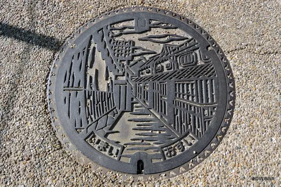 今井町のマンホールキャップ