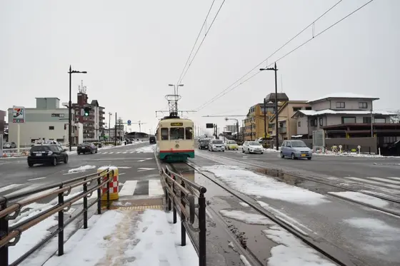 楽しみにしていた路面電車