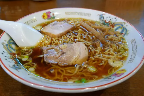 あっさりタイプのラーメン