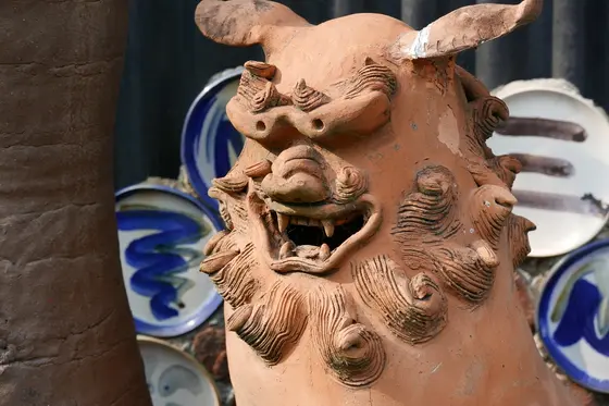 寄り目のオブジェ