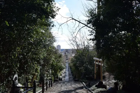 登ると仙台を見渡すことができます