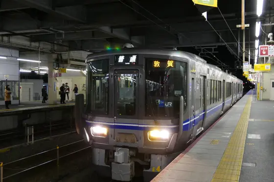 やって来たのは新しい車両