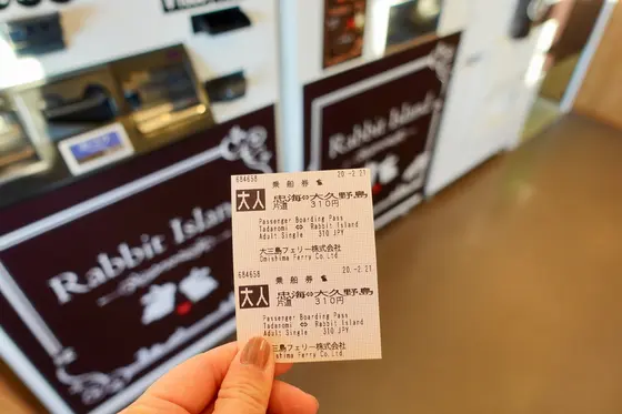 船のチケット