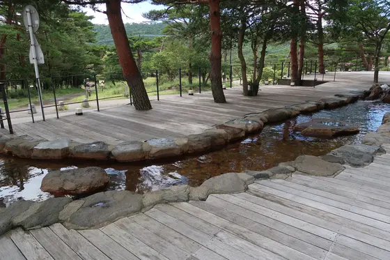 足湯の駅えびの高原の足湯