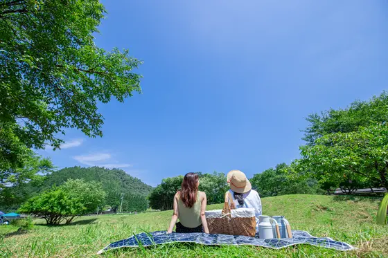 緑に囲まれてリフレッシュ