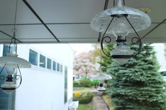 電灯もガラス製品