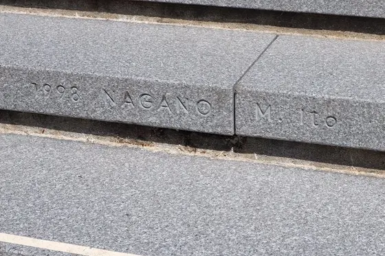 階段には・・・