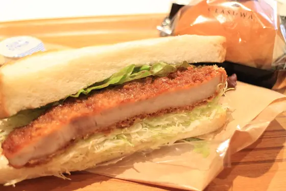 例えば信州豚のカツサンド！