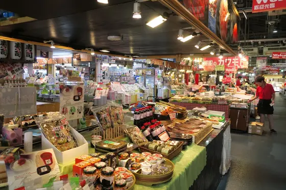 商品がズラリ並んでる