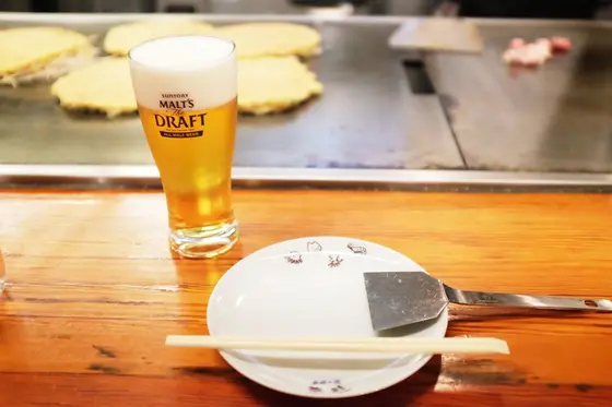 ビールと一緒に